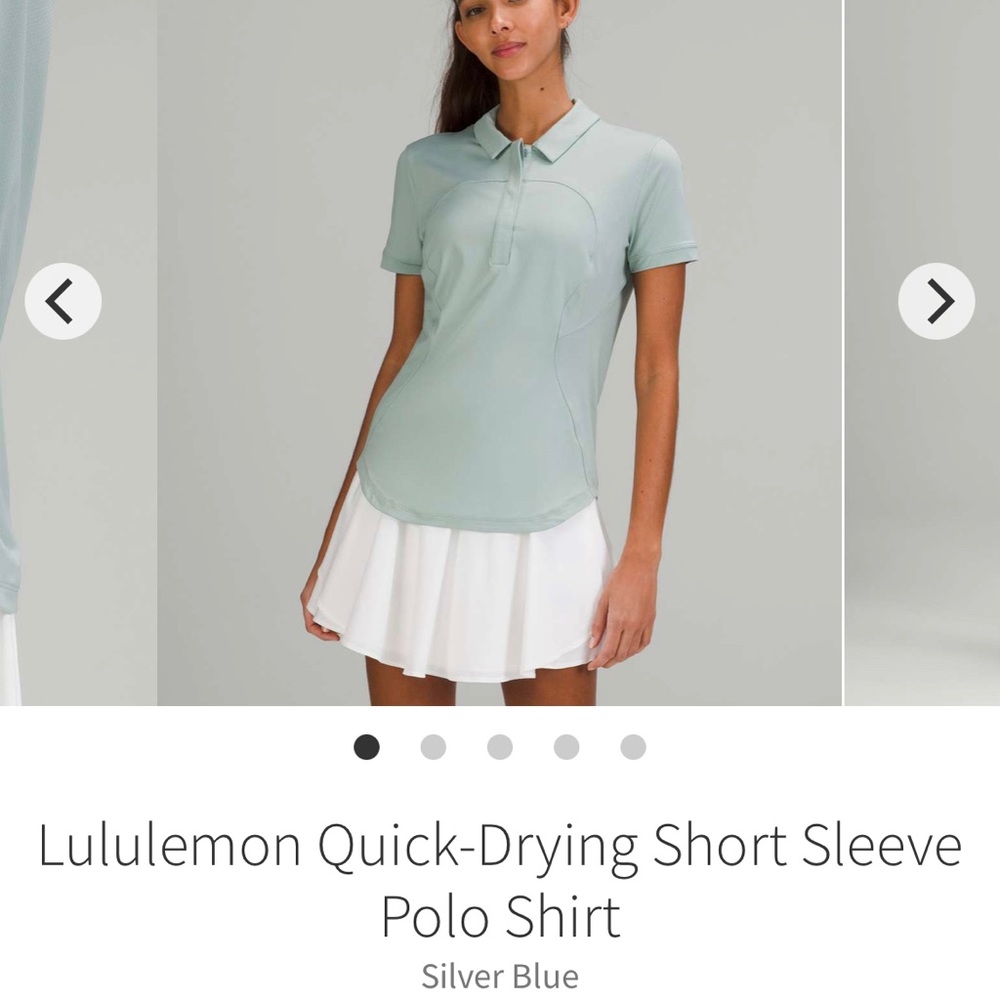 ISO: Lululemon Silver Blue Quick Drying Polo